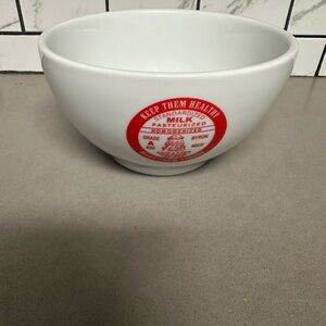 Pottery Barn retired milk bowl